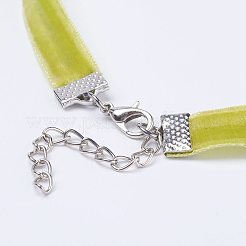 Tuch Gothic Choker Halsketten&nbsp;NJEW-E085-30F