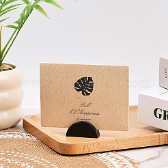 24 porte-cartes de visite en bois de pin&nbsp;DJEW-SP0001-21A-01