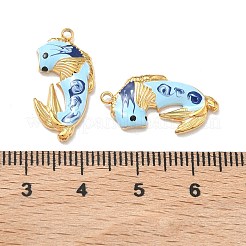 304 Edelstahl-Emaille-Anhänger&nbsp;STAS-K295-58B-G