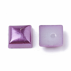 Cabochon in abs con imitazione plastica&nbsp;SACR-R748-6x6mm-Z47