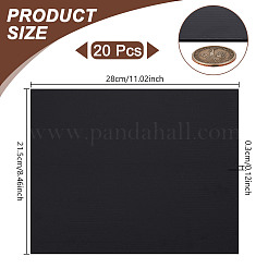 Wellpappenplatten aus Kunststoff&nbsp;DIY-WH0037-35A