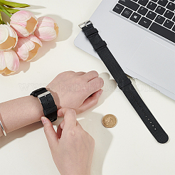 2 bracelet de montre en nylon&nbsp;DIY-OC0015-17B