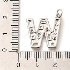Pendenti in zirconi cubici trasparenti in micro pavè di ottone&nbsp;KK-G521-01P-W