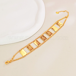 Messing-Gliederkettenarmbänder für Frauen&nbsp;KS2750-1
