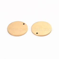 Breloques en acier inoxydable 304 plaquées par ions (IP)&nbsp;STAS-I141-03C-G