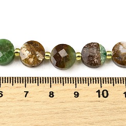 Natur Serpentin Perlen Stränge&nbsp;G-B094-A33-01
