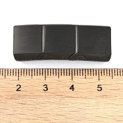 Fermoirs magnétiques en acier inoxydable chirurgical 316 avec placage ionique (IP) et emembouts collées&nbsp;STAS-F269-03MB-01