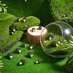 30 Stück 2 Stile Igel-Display-Dekoration aus Kunstharz&nbsp;DJEW-GA0001-80
