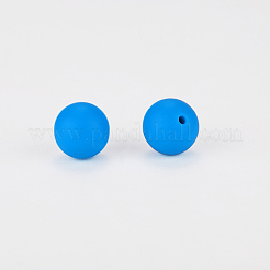 Perles focales rondes en silicone&nbsp;SI-JX0046A-26