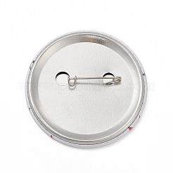Épingles d'insigne rond plat en fer blanc de la fête de l'indépendance&nbsp;JEWB-G021-01E