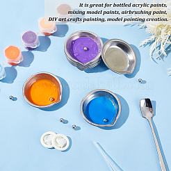 2 Satz Edelstahlpalette&nbsp;DIY-OC0009-85