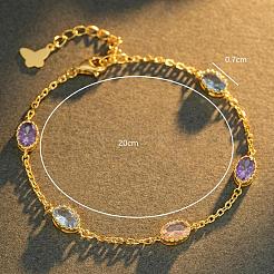 925 Armband aus Sterlingsilber mit ovalem&nbsp;RG9206-1