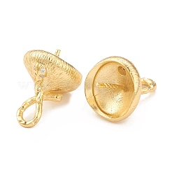 Gestell mit Mikropavé-Beschichtung aus klarem Kubikzirkonia-Messing&nbsp;ZIRC-L098-048G