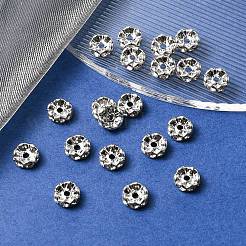 Messing Strass Zwischen perlen&nbsp;RB-YW0001-05D-01P