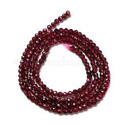 Natürlicher Granat Perlen Stränge&nbsp;G-RM2025-18-2mm