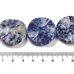 Natürliche blaue Fleck Jaspis Perlen Stränge&nbsp;G-Z061-B07-02