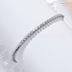Bracelets de tennis bolo en laiton avec oxyde de zirconium&nbsp;BJEW-P232-01P-03