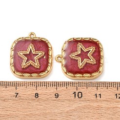 304 Edelstahl-Emaille-Anhänger&nbsp;STAS-F352-08G-02
