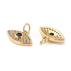 Ottone micro spianare pendenti zirconi&nbsp;ZIRC-P092-013G-RS