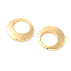 Messing flache runde Charms&nbsp;XGR0119G-108G