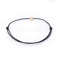 Bracciali cordone in pelle vacchetta regolabile&nbsp;BJEW-JB04373-01