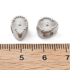304 Edelstahl-Europäische Perlen&nbsp;STAS-M112-03P-02
