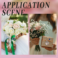 DIY-Sets zur Herstellung von Anstecknadeln für Hochzeiten&nbsp;DIY-UN0007-85