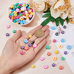300 Stück 10 Farben handgefertigte Polymer Clay Perlen&nbsp;CLAY-DC0001-10
