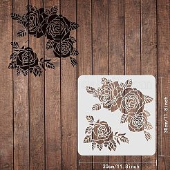 Modelli di stencil per pittura da disegno riutilizzabili in plastica&nbsp;DIY-WH0172-389
