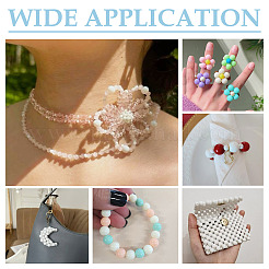 708pcs 3 styles de perles acryliques opaques&nbsp;MACR-TA0002-81