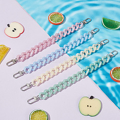 8 Stück 4 Farben Acryl-Stiefelriemenketten&nbsp;FIND-GO00003