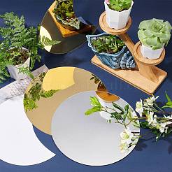 Acryl Mondphasenspiegel Wanddekoration&nbsp;DIY-WH0167-60B