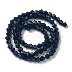 Opaque couleur unie imitation jade perles de verre brins&nbsp;LS-GLAA-F029-P4mm-09