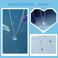 8 pendentif en acier inoxydable 201 plaqué sous vide PVD de style 8&nbsp;STAS-DC0005-13