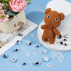 80 Stück 3 Arten von Plastikaugen zum Basteln&nbsp;DIY-PH0034-45