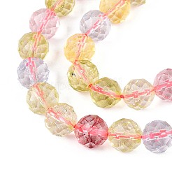 Brins de perles de verre k9&nbsp;GLAA-N014-10mm-01