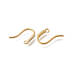 Ganci per orecchini con strass in acciaio inossidabile 304&nbsp;STAS-D310-01G-02