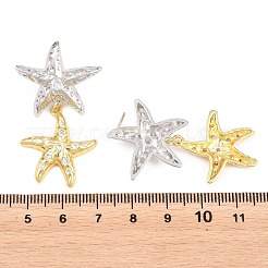 Boucles d'oreilles avec pendentif en laiton avec zircone cubique de micro pave&nbsp;EJEW-G471-29C-GP