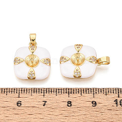 Messing micro pave zirkonia tasse perle peg kautionen pin anhänger&nbsp;KK-T079-07G