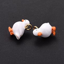 Emaille-Anhänger mit Zahnstangenbeschichtung aus Messing&nbsp;KK-I689-22G