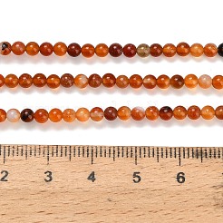 Natürliche Achat Perlen Stränge&nbsp;G-Z116-A06-3mm