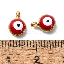 Placcatura ionica (ip) vero oro 18k placcato 201 ciondoli in acciaio inossidabile&nbsp;STAS-L024-020G-01