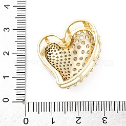 Messing Micro Pave klare kubische Zirkonoxid-Mehrstrangglieder&nbsp;KK-S510-19G