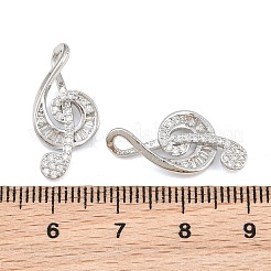 Pendentifs en laiton zircon cubique transparent&nbsp;CU-CBA9AB3-14P