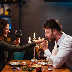 Verlobungsringschatullen aus Nussbaumholz&nbsp;CON-WH0072-87