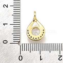Colgante micropavé cubic zirconia de latón&nbsp;KK-K401-20G-01