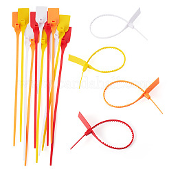 40 paire d'attaches de câble en plastique bicolores pour vêtements&nbsp;DIY-TA0015-45