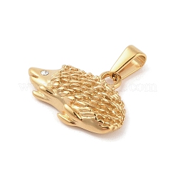 Pendentifs en acier inoxydable 304 avec placage sous vide PVD&nbsp;STAS-R232-11G