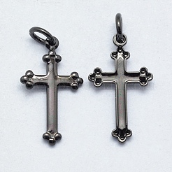 Messing Anhänger & Charms&nbsp;KK-J279-30B-NR