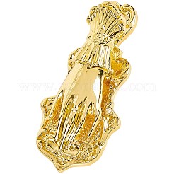 Handförmiger Lesezeichenclip aus Legierung&nbsp;AJEW-CP0006-94A-G